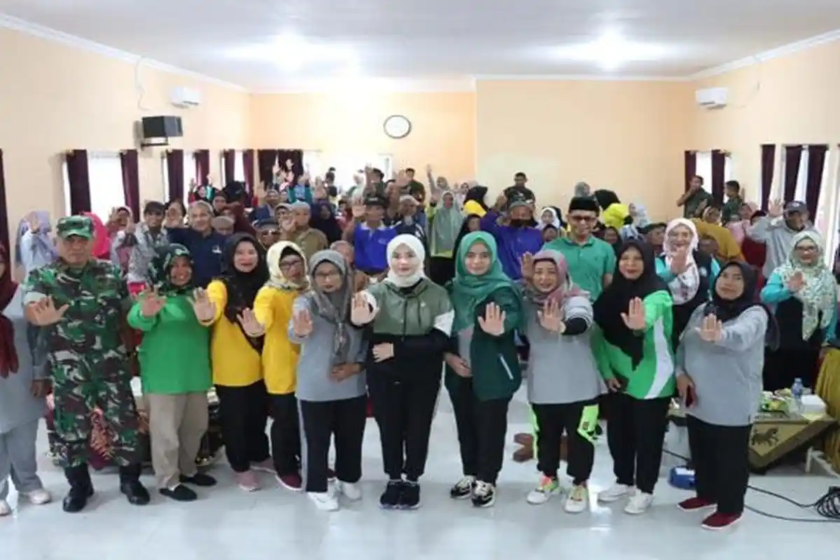 Ketua TP PKK Bintan Adakan Germas dan Sosialisasi Stunting di Desa Ekang Anculai