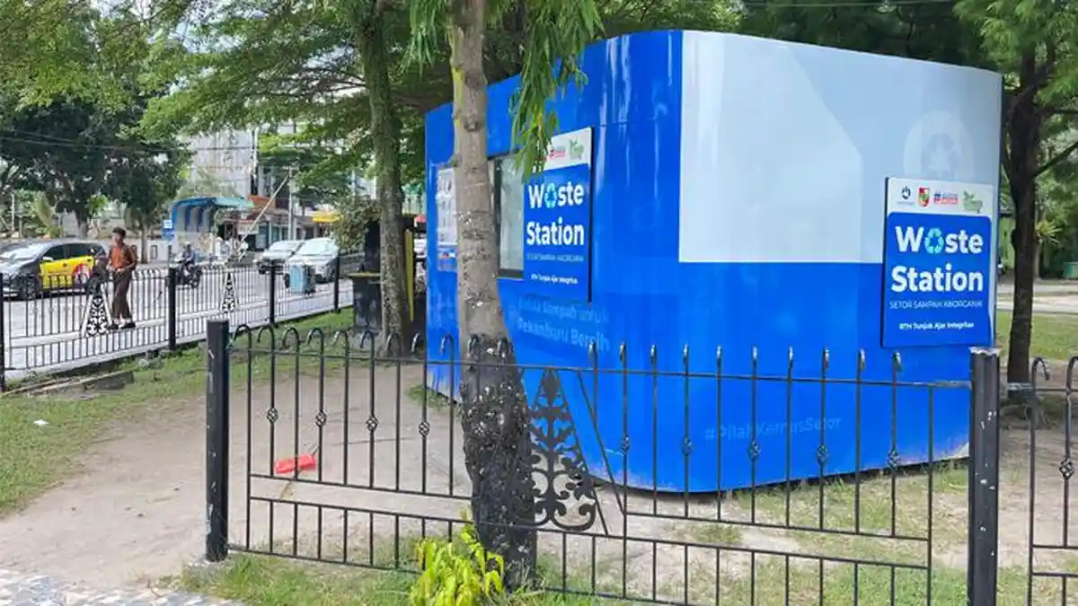 DLHK Pekanbaru Berencana Tambah Satu Unit Waste Station - Tribunpekanbaru.com