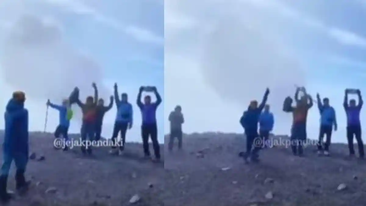 Viral Pendaki Nekat Naik Gunung Semeru yang Ditutup, Diduga Lewat Jalur Ilegal, Pengelola Bertindak