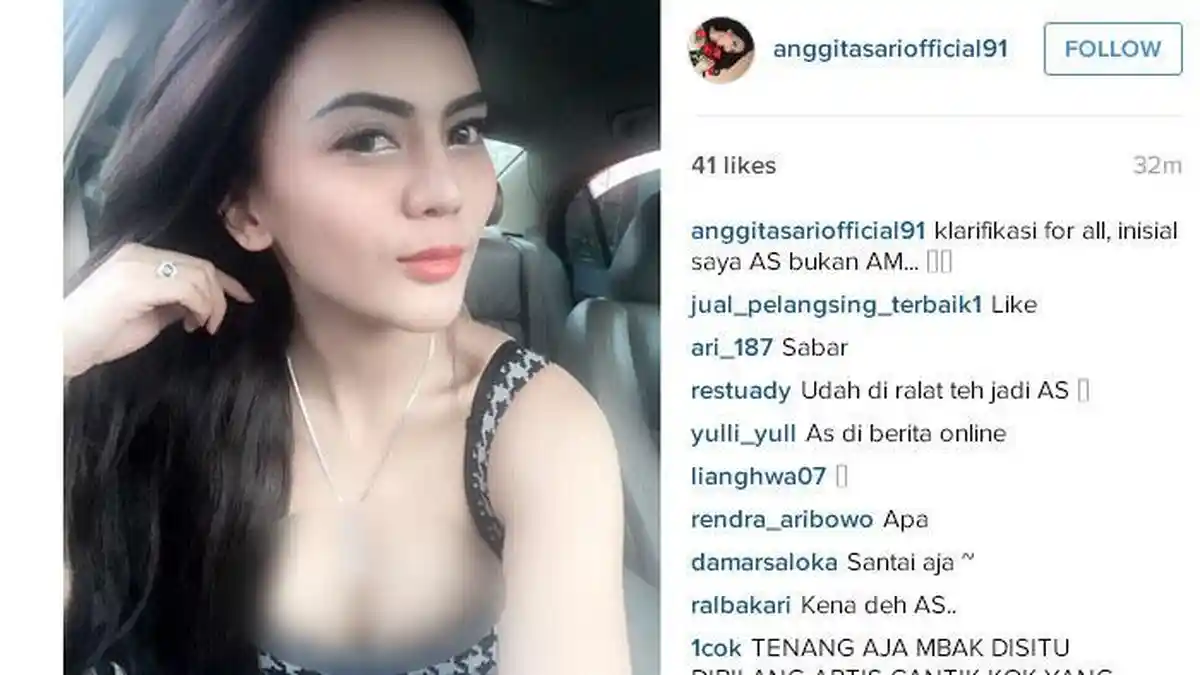 Soal Inisial AS, Anggita Sari: Gue Ngaku Aja Deh, Capek Begini Terus