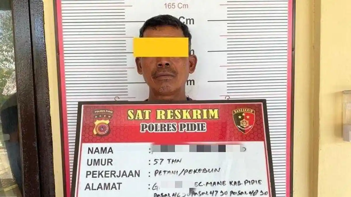 Polisi Tangkap Ayah Tiri Pencabul Anak di Pidie: Korban Sering Pusing dan Mual-mual di Sekolah