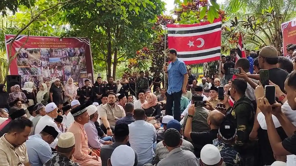 Hadiri Doa Bersama untuk Syuhada GAM di Aceh Utara, Mualem: Harus Ada Dana Abadi untuk Eks Kombatan