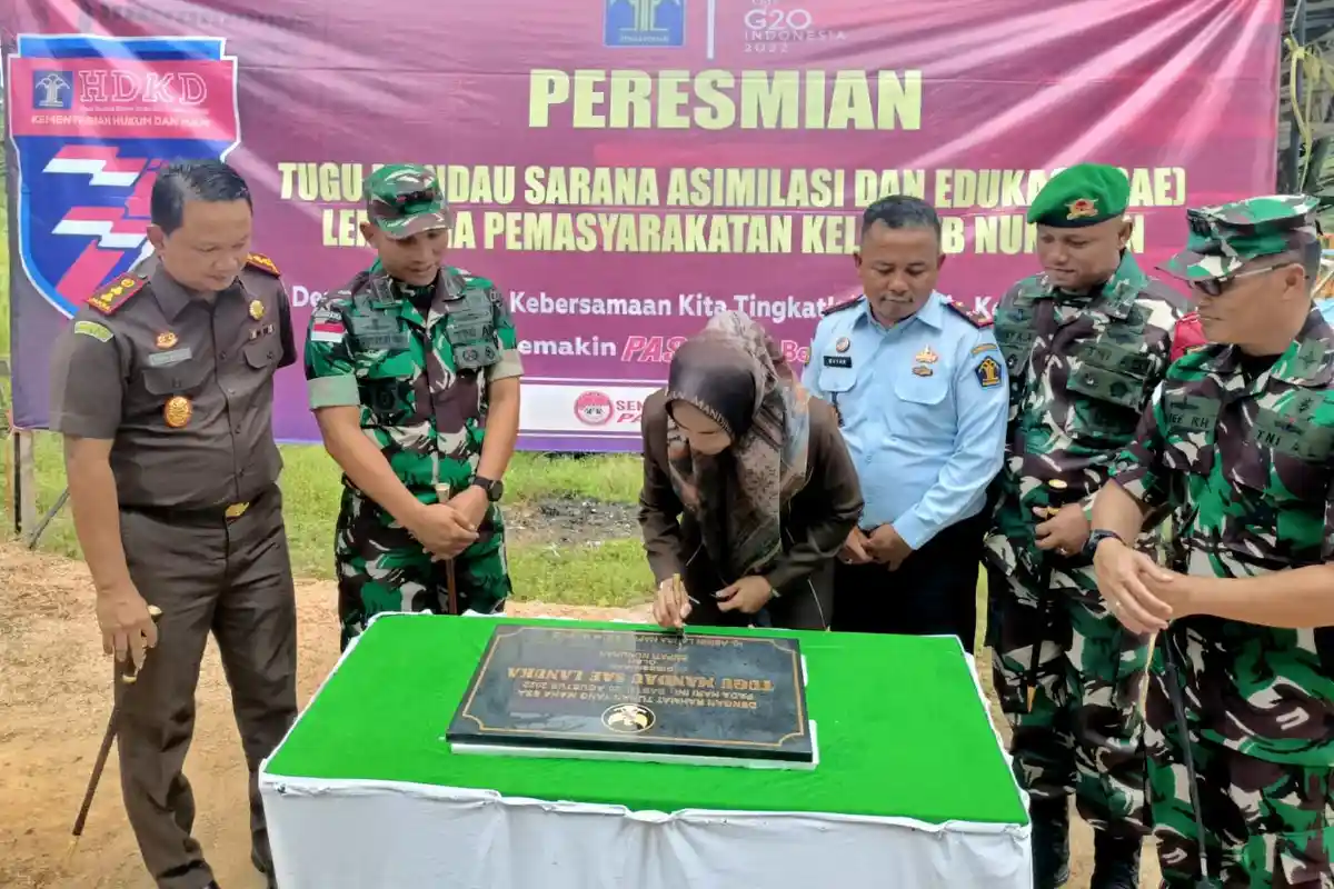 Resmikan Tugu Mandau Setinggi 12 Meter, Bupati Nunukan Ajak Masyarakat Kunjungi SAE Lanuka