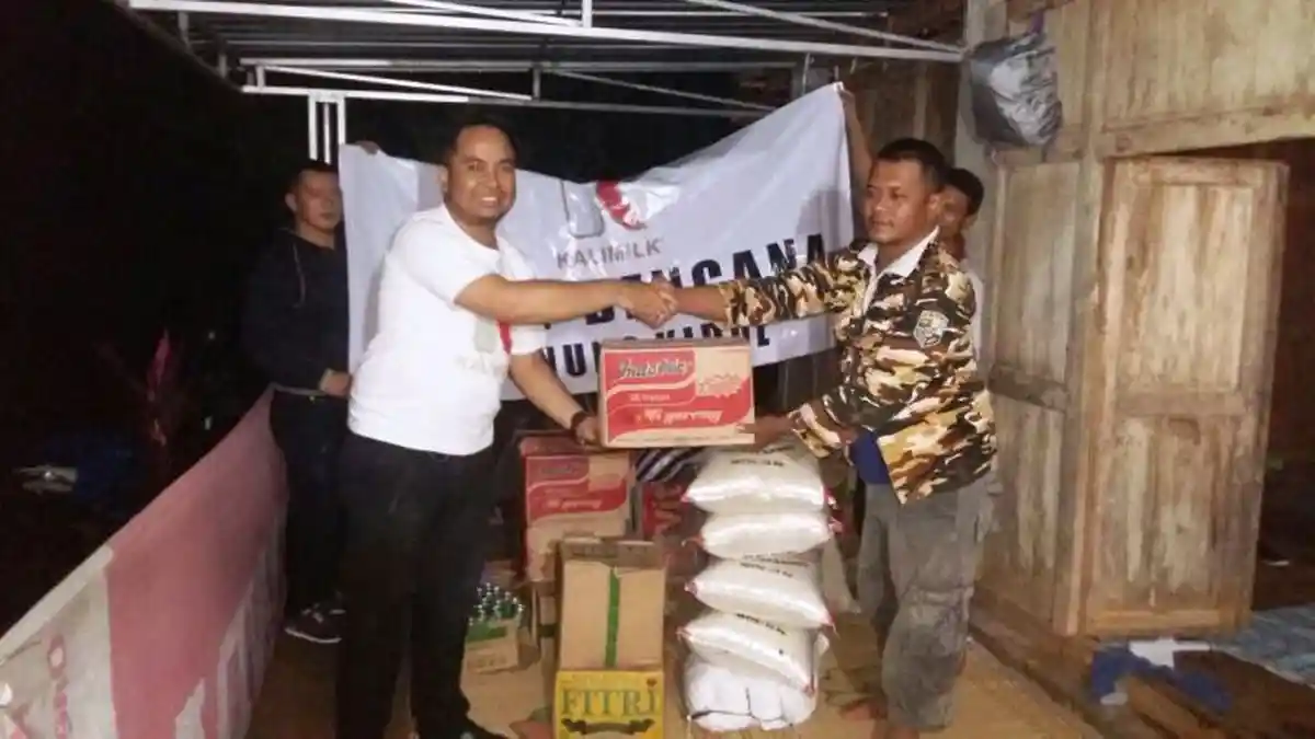 PT Kalimilk Beri Bantuan kepada Korban Bencana di Gunung Kidul