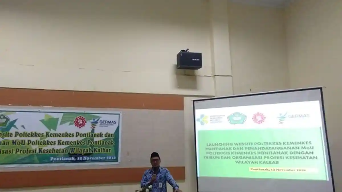Poltekkes Kemenkes Pontianak Launching Website dan Penandatanganan MoU