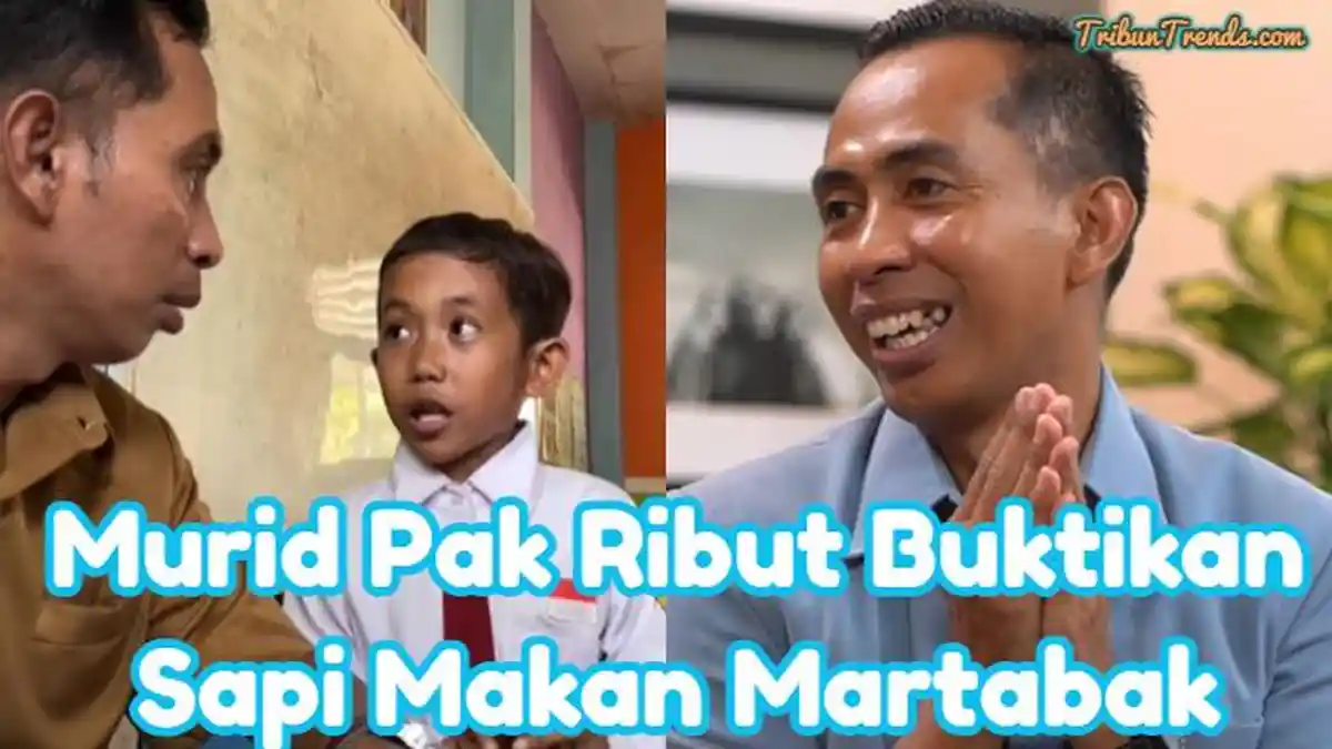 Sosok Pak Ribut, Guru SD di Lumajang Beri Rp1 Juta setelah Murid Mampu Buktikan Sapi Makan Martabak