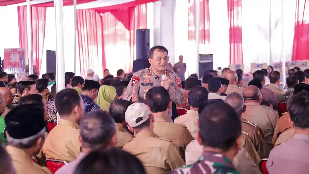 Silaturahmi Kamtibmas di Boyolali, Kapolda Jateng Irjen Pol Ahmad Luthfi Beri Arahan Begini