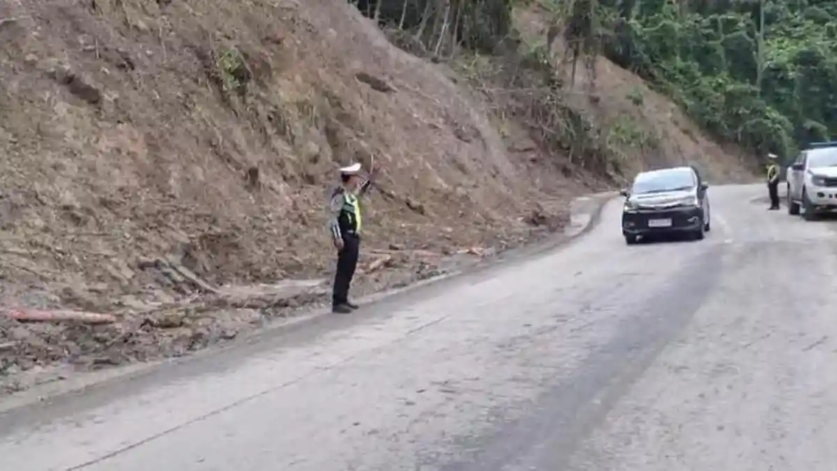 Hari Ini Akses Jalan Medan-Berastagi Sudah Bisa Dilalui dan Berjalan Normal