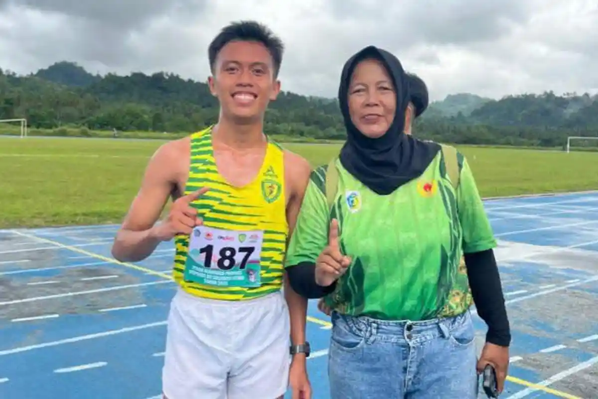Andika Inggolalo Sumbang Emas untuk Kotamobagu di Nomor 1.500 Meter Porprov XII Sulut