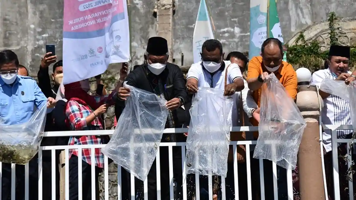 Pemkab Aceh Tengah Sebar 19.000 Benih Ikan di Danau Lut Tawar