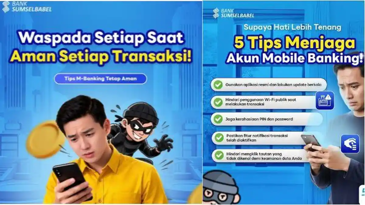 Cegah Kejahatan Siber, Bank Sumsel Babel Bagikan 5 Tips Aman Bertransaksi Digital