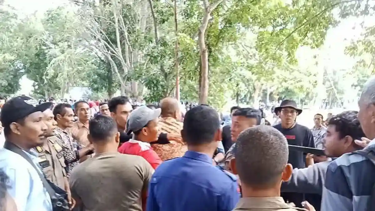Kericuhan Terjadi Saat Lomba Perayaan HUT Korpri ke 57 di Halmahera Barat