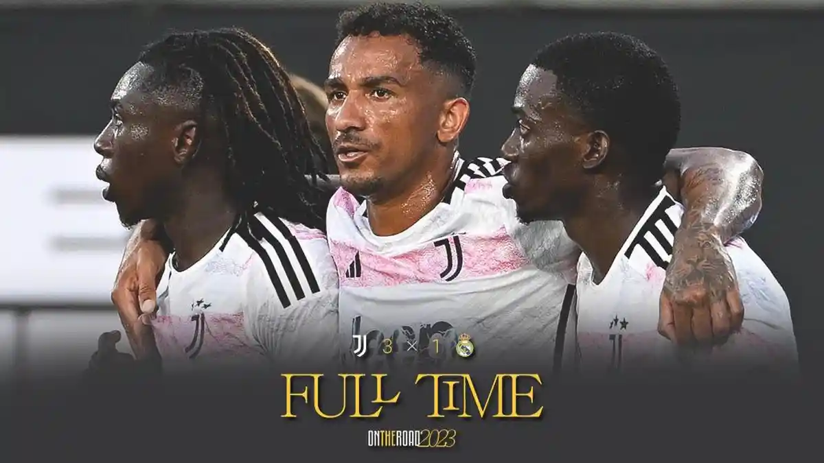 Hasil Juventus vs Real Madrid, Moise Kean, Timothy Weah, Vlahovic Cetak Gol, Juventus Menang