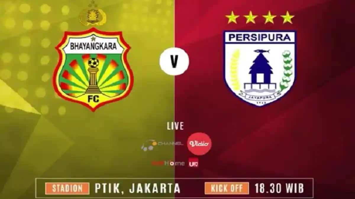 Sedang Berlangsung Live Streaming Bhayangkara FC vs Persipura, Tonton Lewat HP