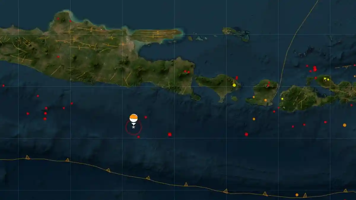 Gempa Magnitudo 5,0 Guncang Tenggara Malang Jawa Timur, Tidak Berpotensi Tsunami