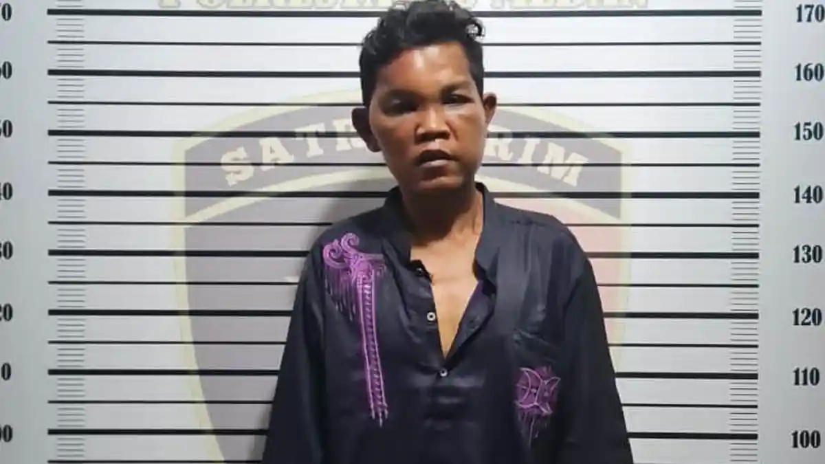 Duh, Jauh-jauh dari Binjai Curi Motor di Kota Medan, Maling Berakhir Mirip 'Ikan Louhan'