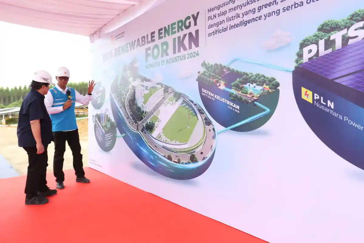 Erick Thohir Apresiasi Gerak Cepat PLN Hadirkan Energi Bersih di IKN