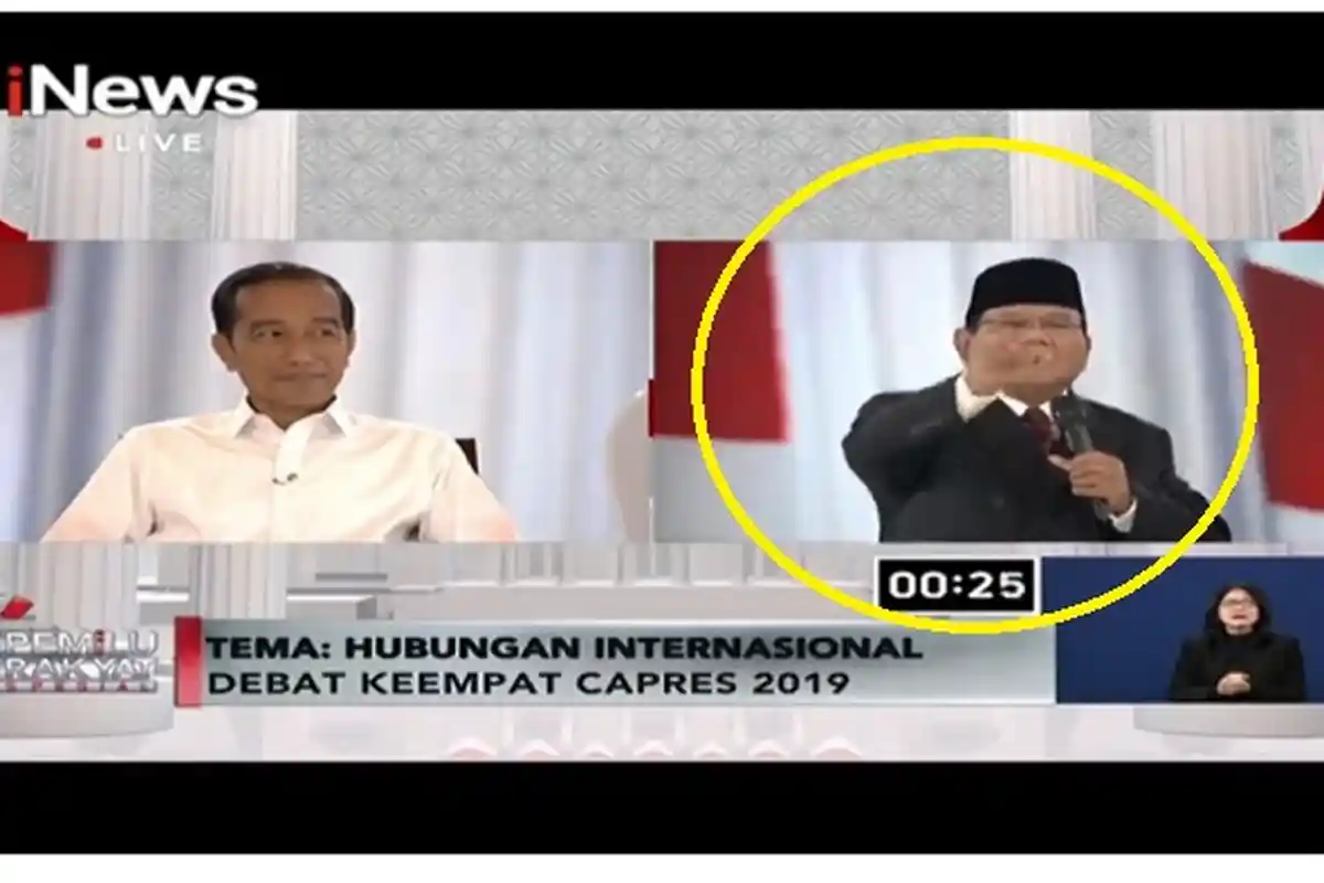 Detik-detik Prabowo Tunjuk-tunjuk Hadirin yang Tertawakan Pernyataannya hingga Tuai Tanggapan Tokoh