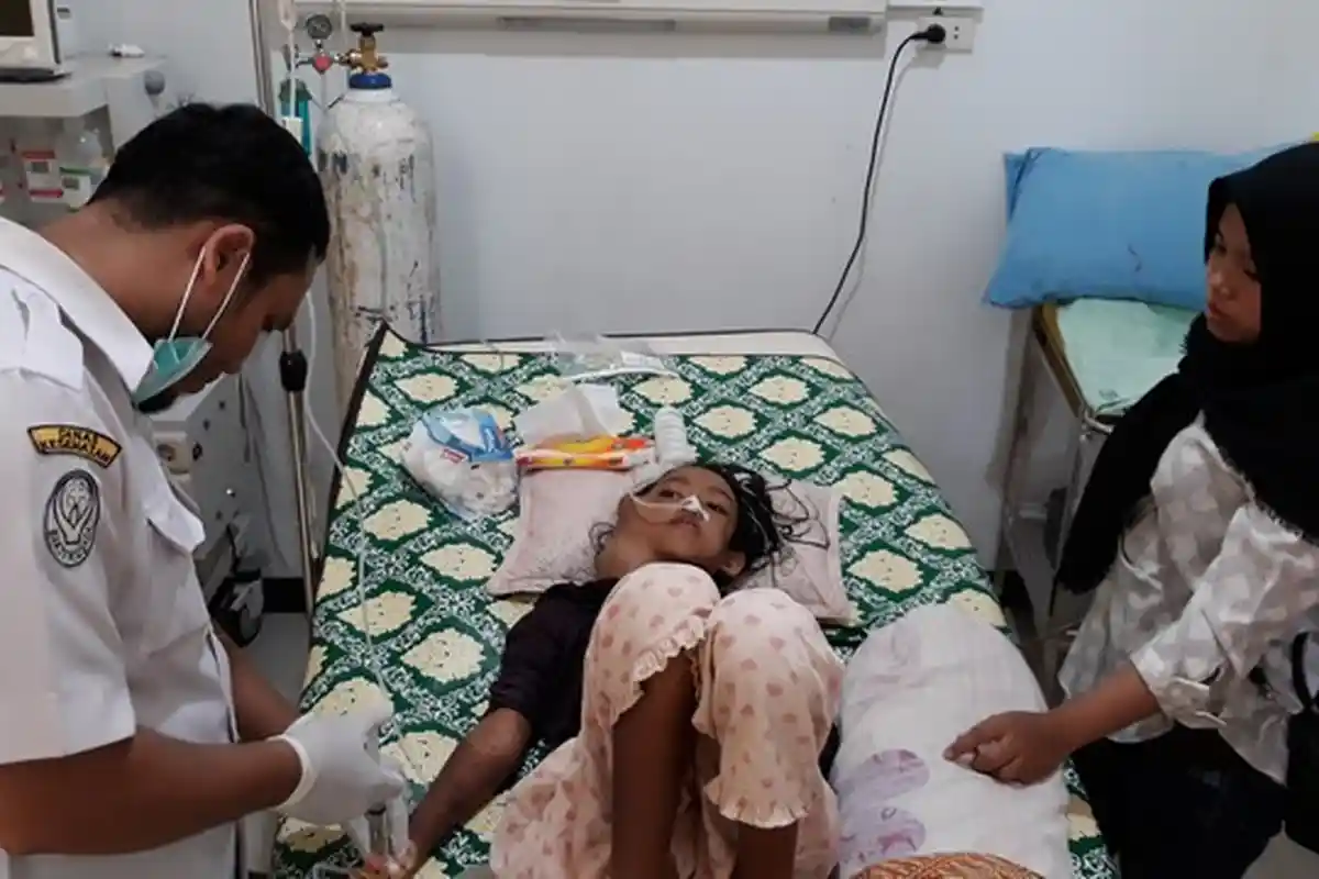 Sempat Viral, Eva Bocah Pengidap Kanker Kelenjar Getah Bening Kini Dirawat di RSUD Sambas
