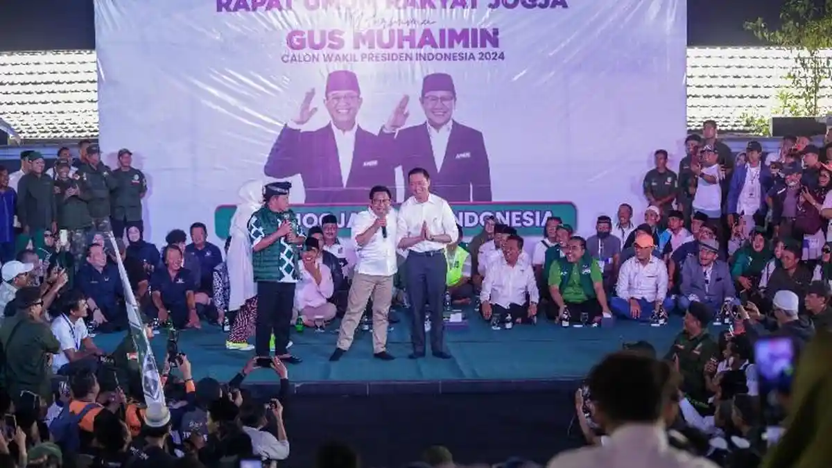 Kampanye di Jogja, Cak Imin Ungkit Cerita Gus Dur dan Kirun