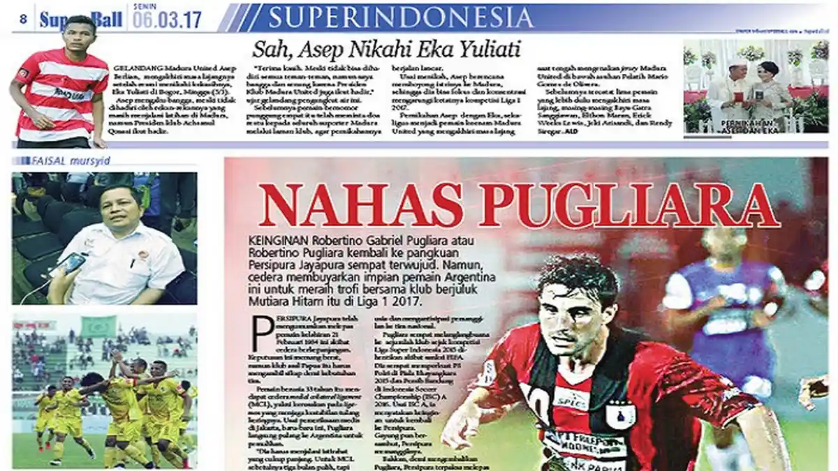 Roberto Pugliara Kehilangan Harapan Kembali ke Persipura