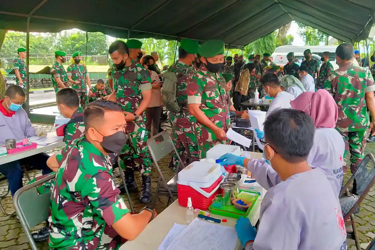 Kodam XIV Hasanuddin Gelar Donor Darah, Tiga Hari Target Kumpul 1.500 Kantong Darah