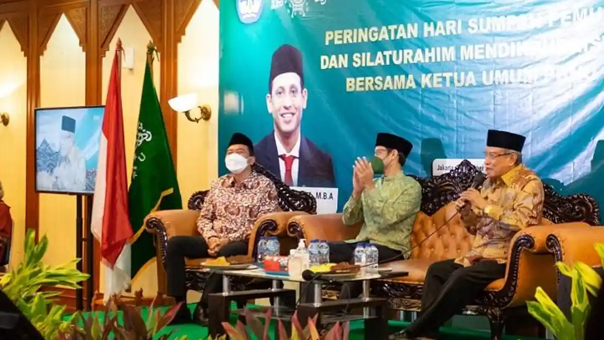 Sowan Lagi ke PBNU, Nadiem Makarim Bahas Implementasi Kampus Merdeka