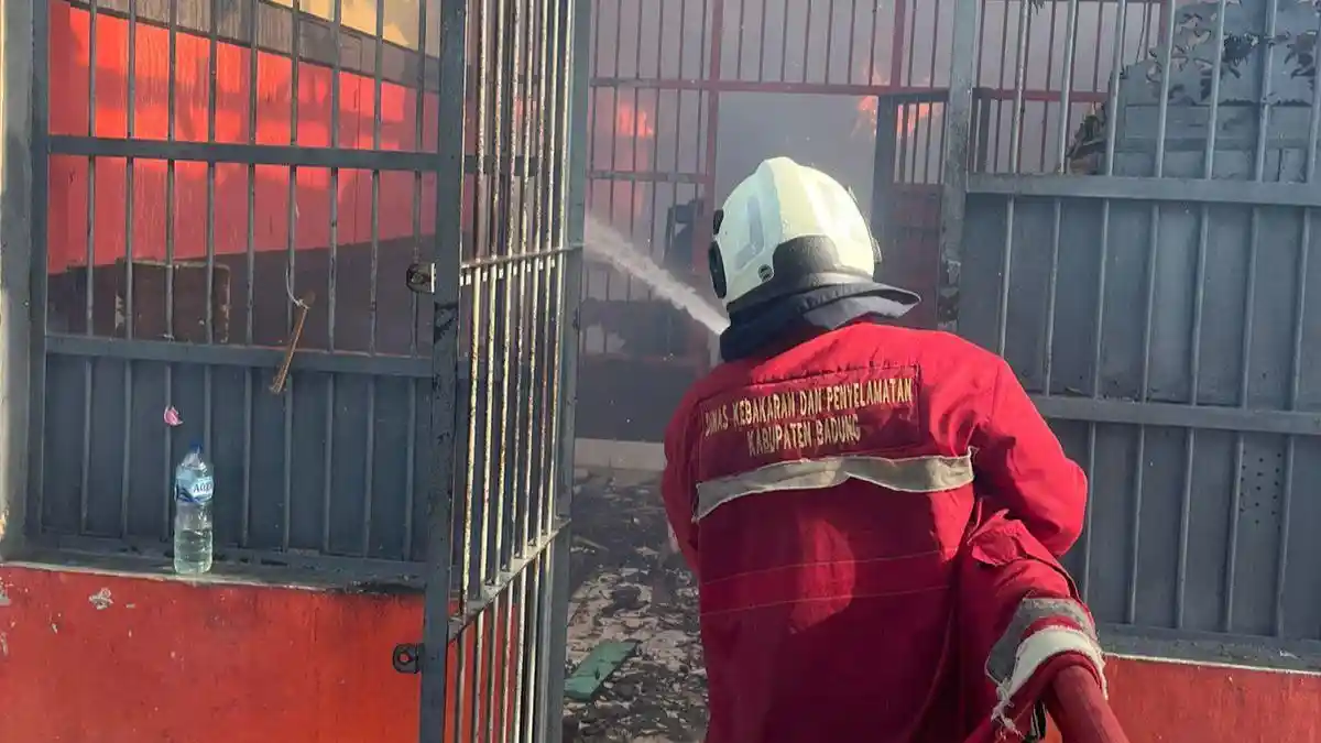 UPDATE Kebakaran di Bekas Blok Lapas Kerobokan Bali, Damkar Badung Sampai Turunkan 5 Unit BW