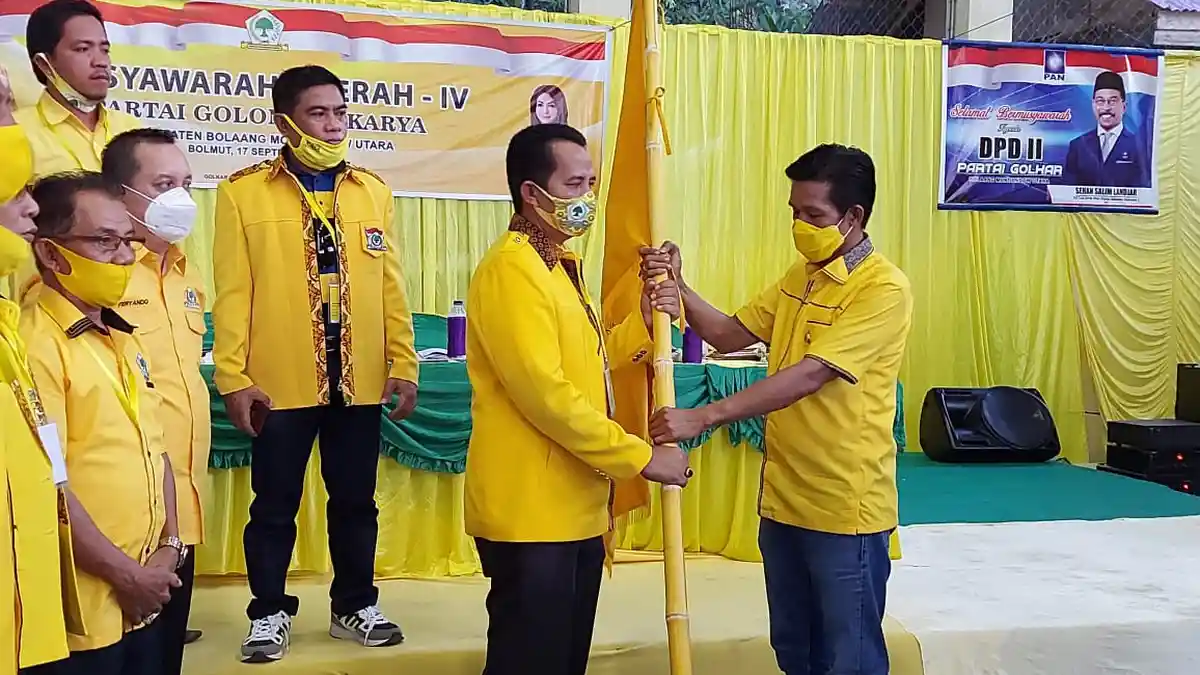 Saiful Ambarak Terpilih Ketua DPD II Partai Golkar Bolmut