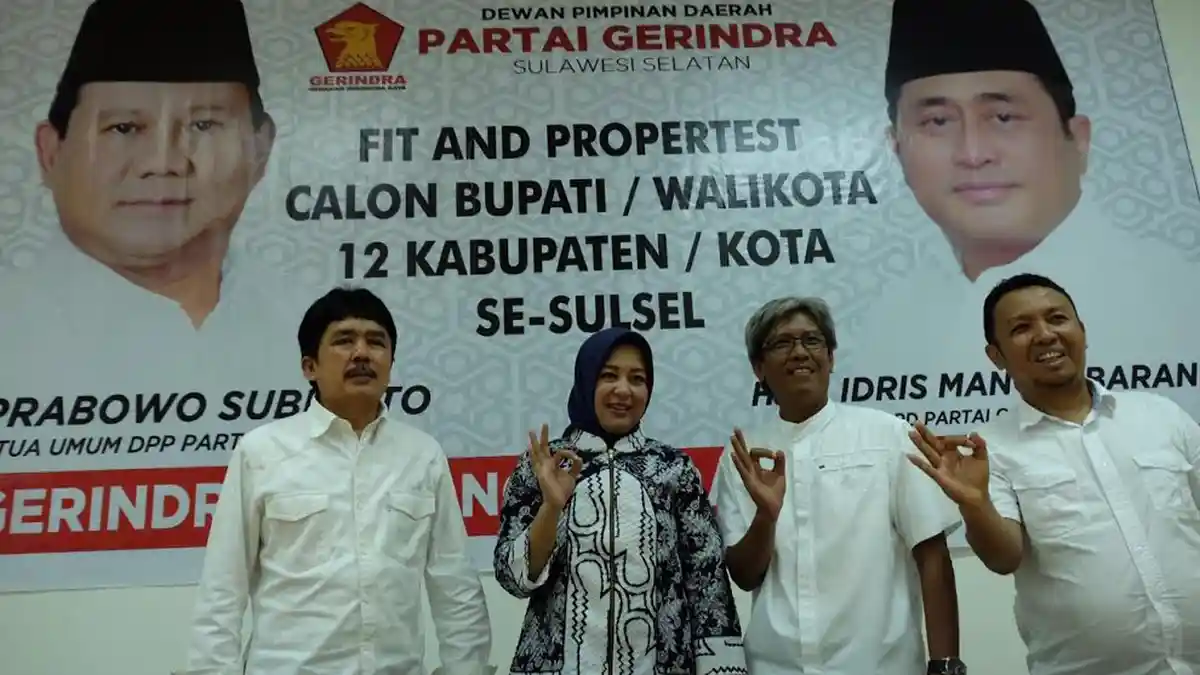 Fatmawati Rusdi Fit and Proper Test di Gerindra, Rusdi Tabi: Kita Beri Peluang
