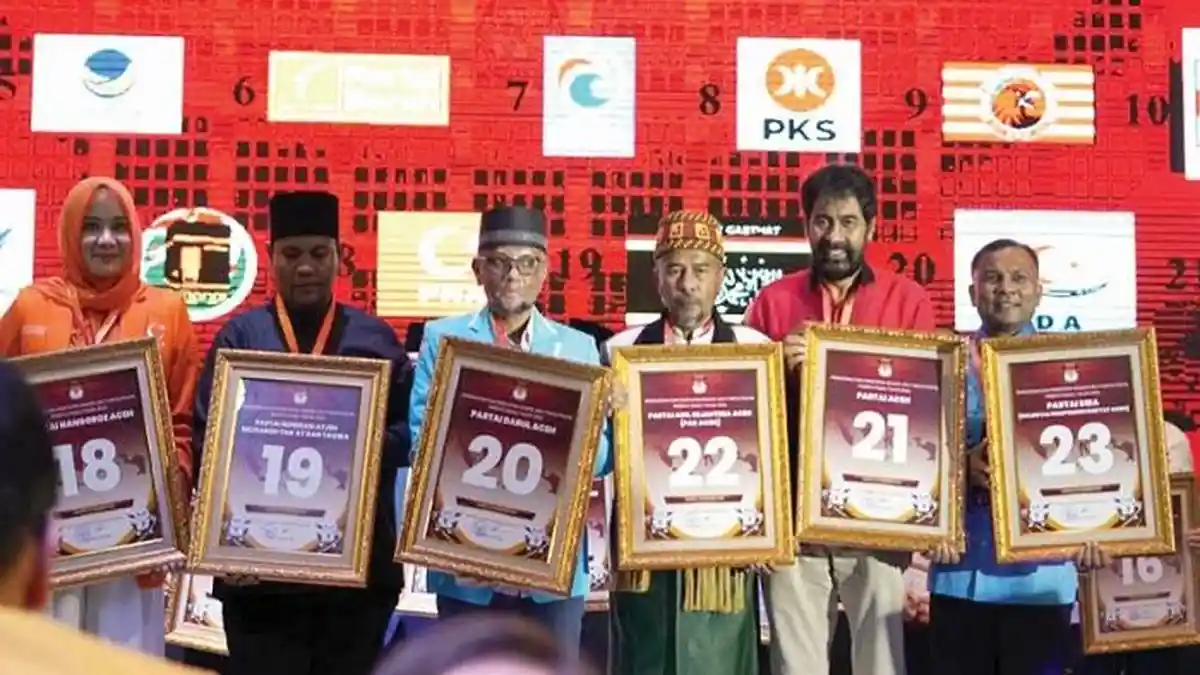 Parlok Memiliki Nomor Urut 18 hingga 23