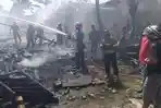 Kerugian Capai Rp150 Juta, Rumah Penjual Nasi Kuning Hangus Terbakar di Kassimpureng Bulukumba