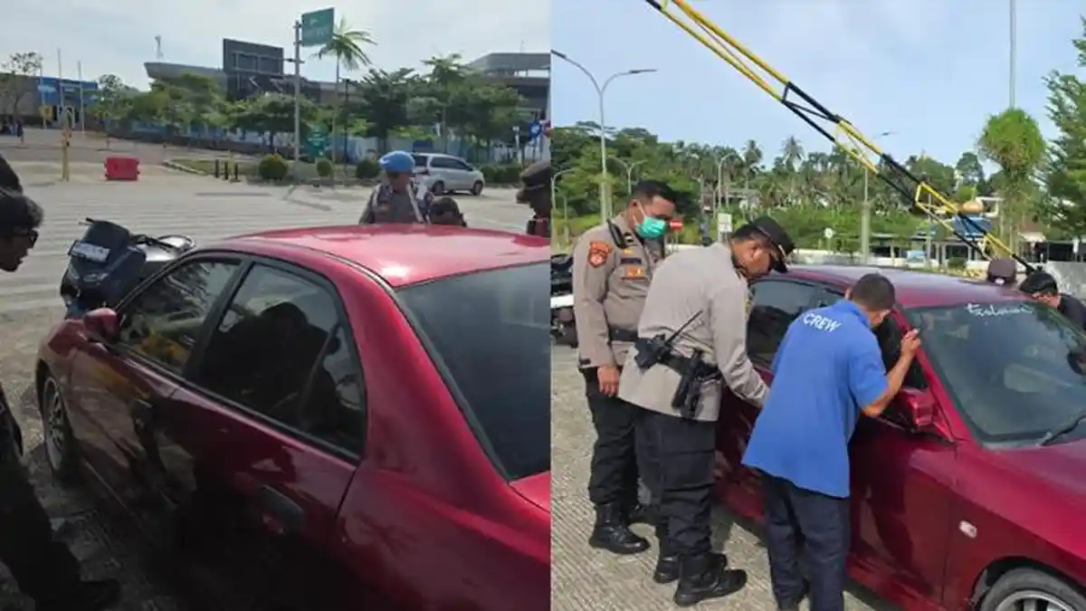 Respons Cepat Polisi di Bakauheni Bantu Pemudik yang Mobilnya Terkunci