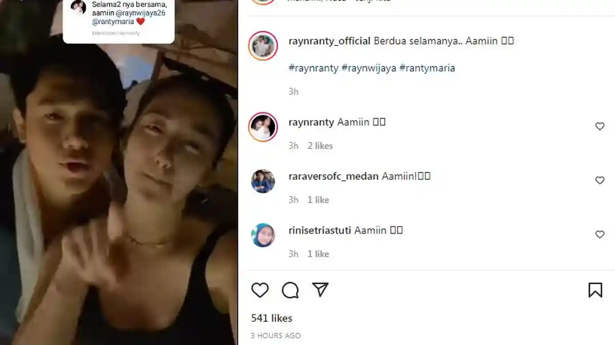 Lihat Ranty Maria Makin Mesra dengan Pacar, Fans Doakan Segera Nikah ...