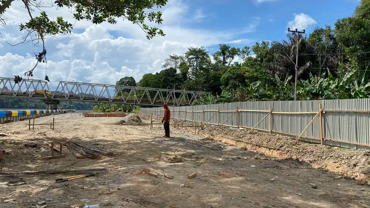 Pembangunan Ruang Terbuka Publik di Tepian Sungai Kayan Telan Dana Rp ...
