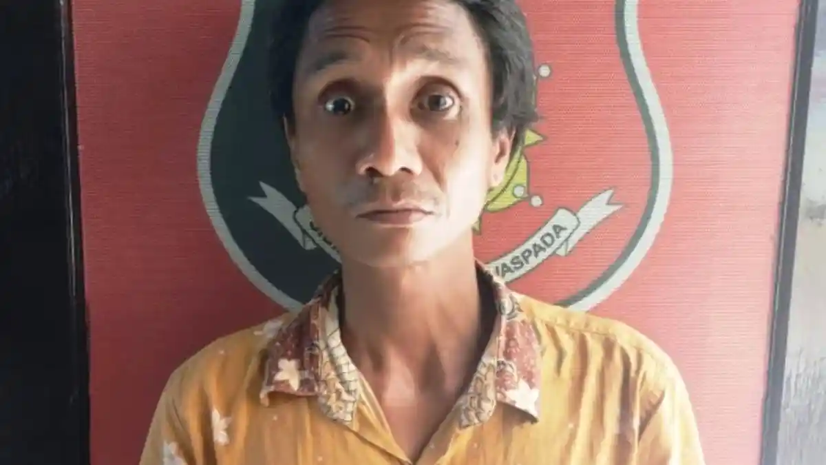 Pelakunya ANS Si Manusia Silver, Curi Motor Milik Pengamen Badut di Kroya Cilacap