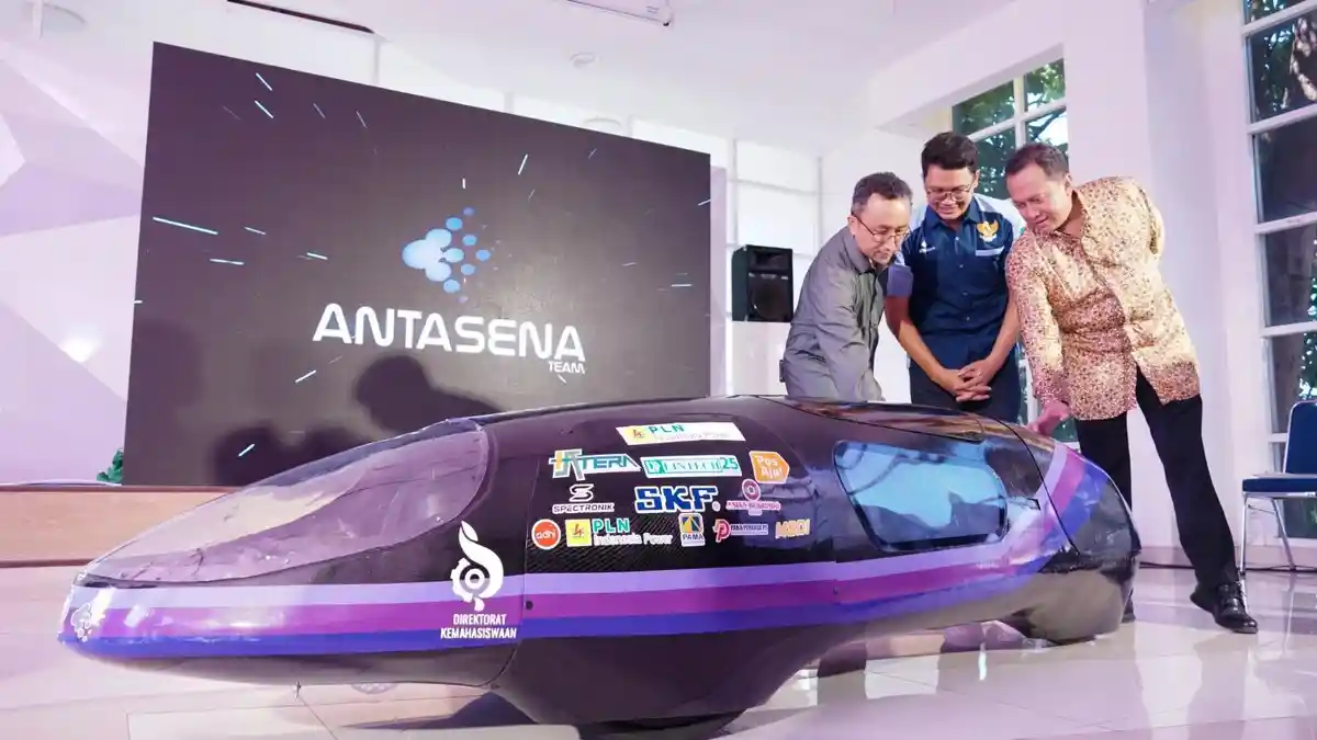 Antasena ITS Luncurkan Mobil Terbaru Untuk Shell Eco Marathon 2024 di Mandalika