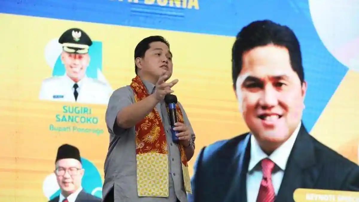 Bangunkan Pemuda, Erick Thohir Umpamakan Ekonomi Semudah Membuat Secangkir Kopi