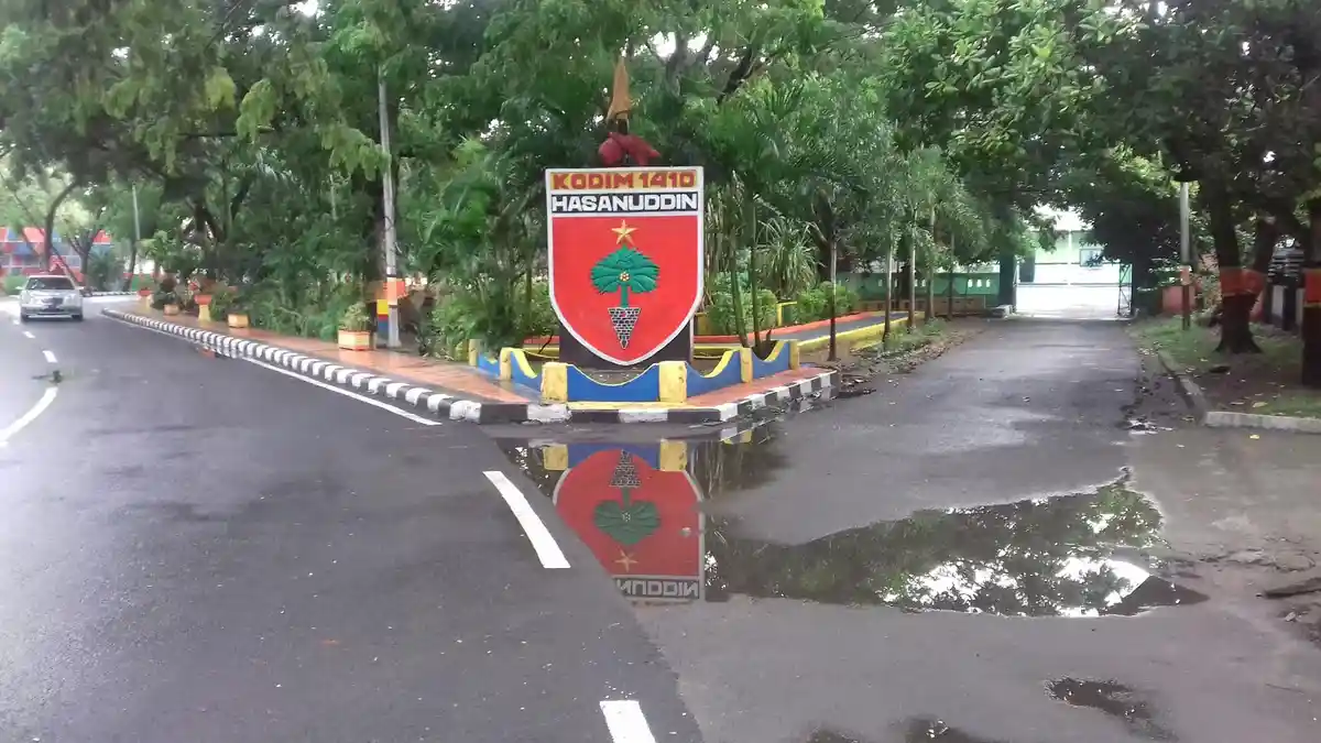 Tugu Kodim 1410 Bantaeng Sudah Berganti Hasanuddin