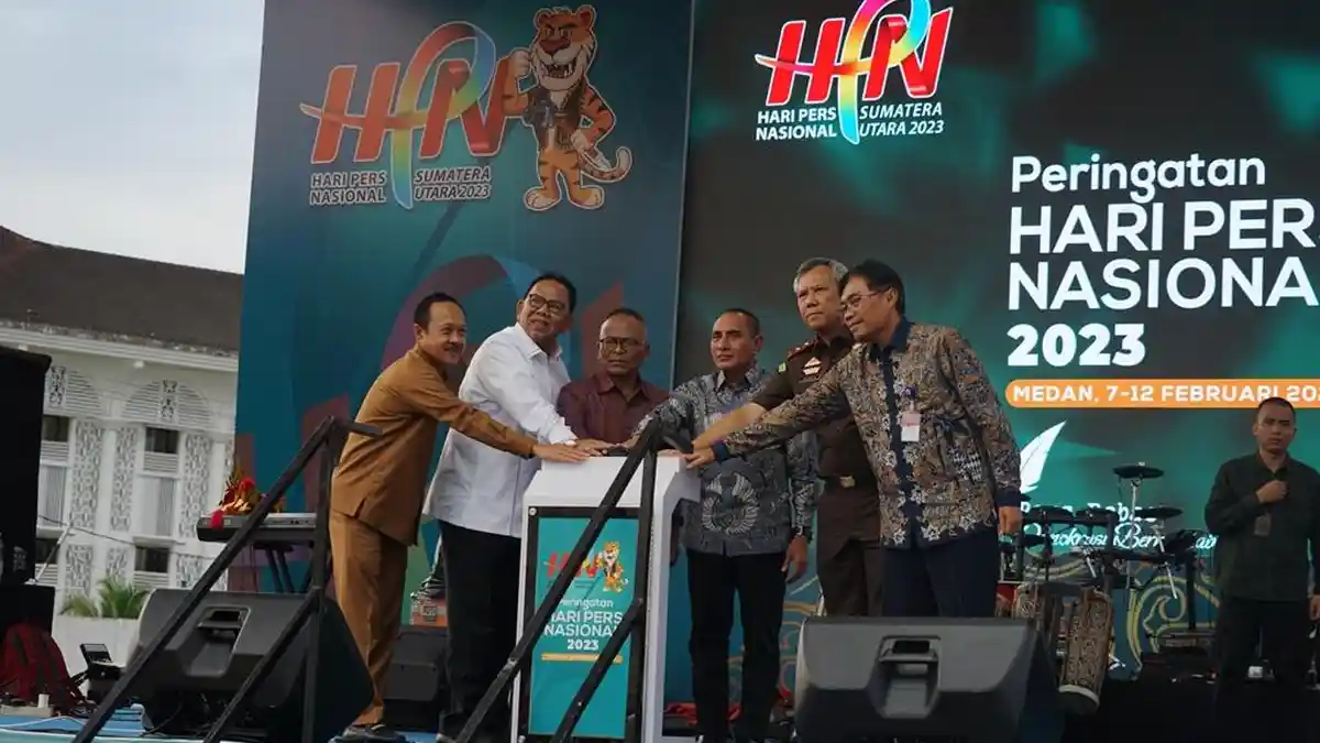 Kepala Kanwil Kemenkumham Sumut Imam Suyudi Hadiri Pembukaan Hari Pers Nasional 2023