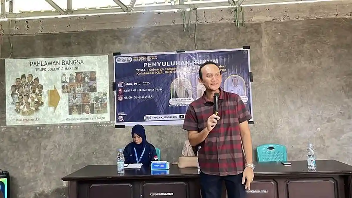 Kepala BNN Donggala Berikan Penyuluhan, Tekankan Pentingnya Keluarga Tangguh Hadapi Narkoba