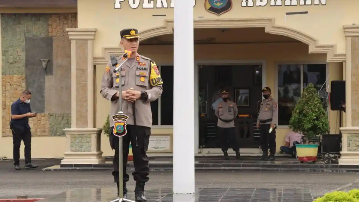 Kapolres Asahan Bilang Pengamanan Unras Tidak dengan Arogan dan Personel Latih Kesabaran