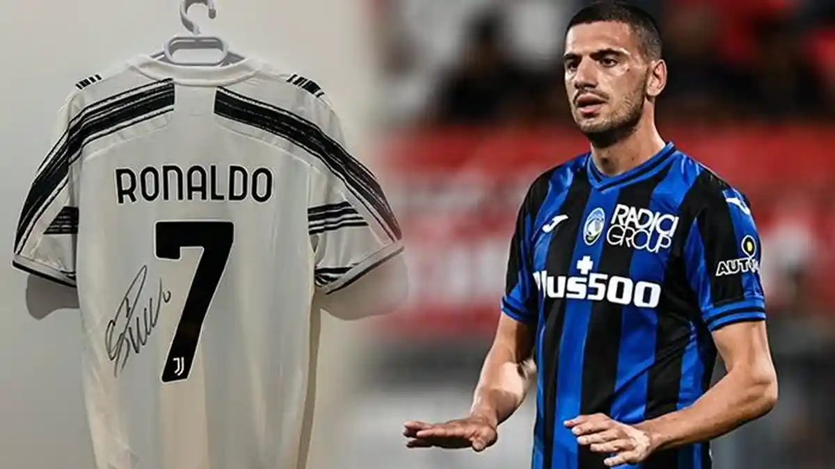 Terpukul Gempa Turki, Bek Incaran Inter Milan Merih Demiral Lelang Jersey Cristiano Ronaldo