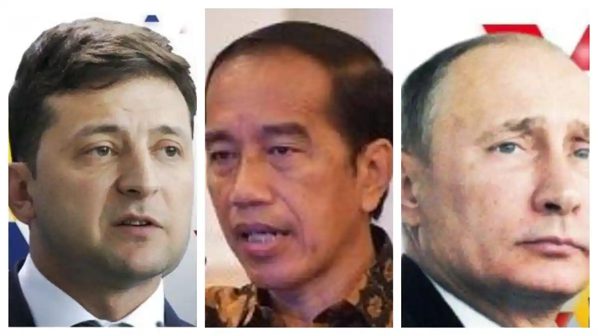 Beda Gaya Jokowi saat Bertemu Vladimir Putin dan Zelensky