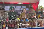 Jelang Lebaran, Bupati Etik dan Forkopimda Sukoharjo Musnahkan Miras, Narkoba hingga Knalpot Brong