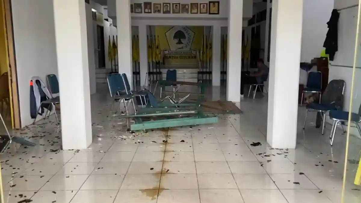 Kantor Dirusak OTK, Kader Golkar Lapor ke Polda Maluku