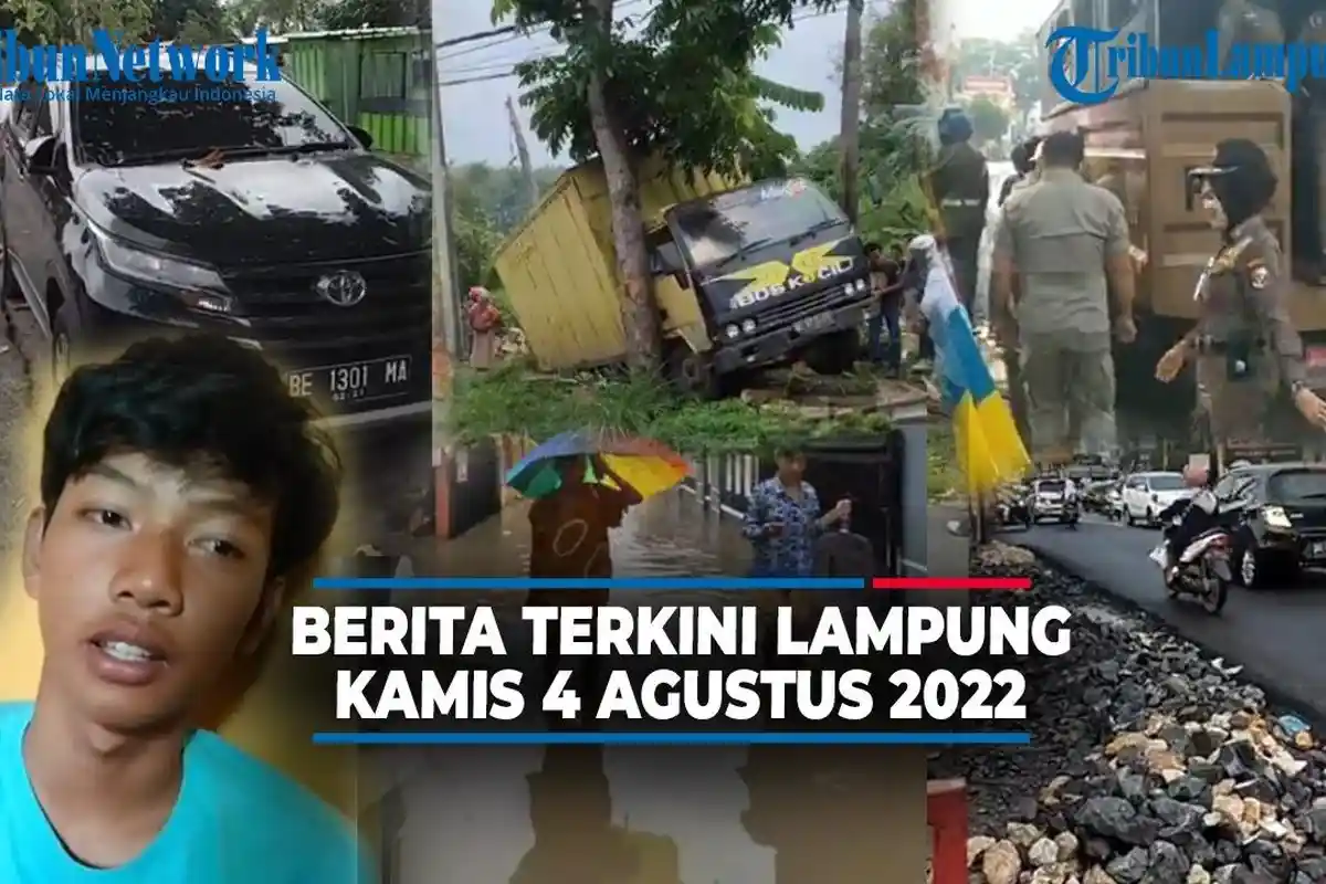 Berita Lampung Terkini 4 Agustus 2022, Kecelakaan Tewaskan Pengendara Motor di Bandar Lampung