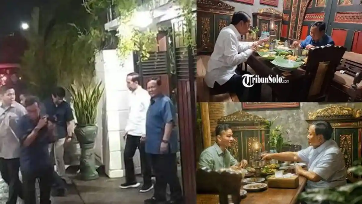 Fakta Pertemuan Prabowo dan Jokowi di Solo, Tempat Duduk Sama Seperti saat Bertemu Gibran pada 2023