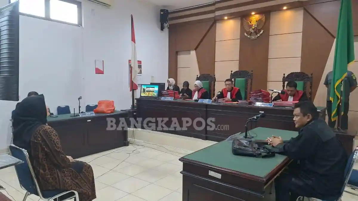 Hellyana Wagub Bangka Belitung Dituntut 8 Bulan Penjara  