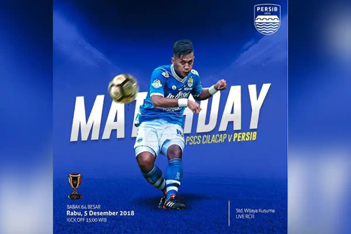 Prediksi & Link Live Streaming RCTI - Live Streaming PSCS Cilacap vs Persib Bandung 15.00 WIB!